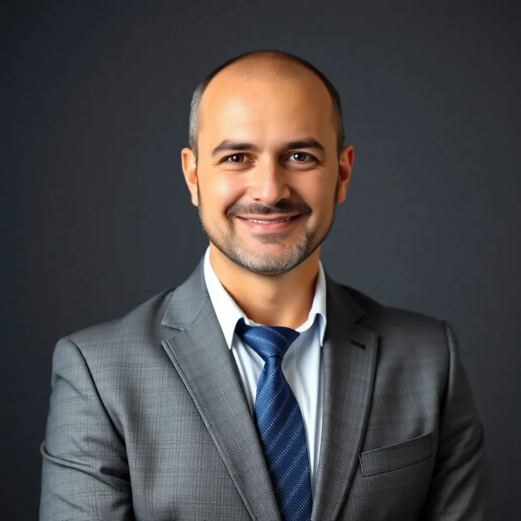 Ahmet Yılmaz - Finansal Danışmanlık Direktörü, gri takım elbiseli profesyonel bir erkek