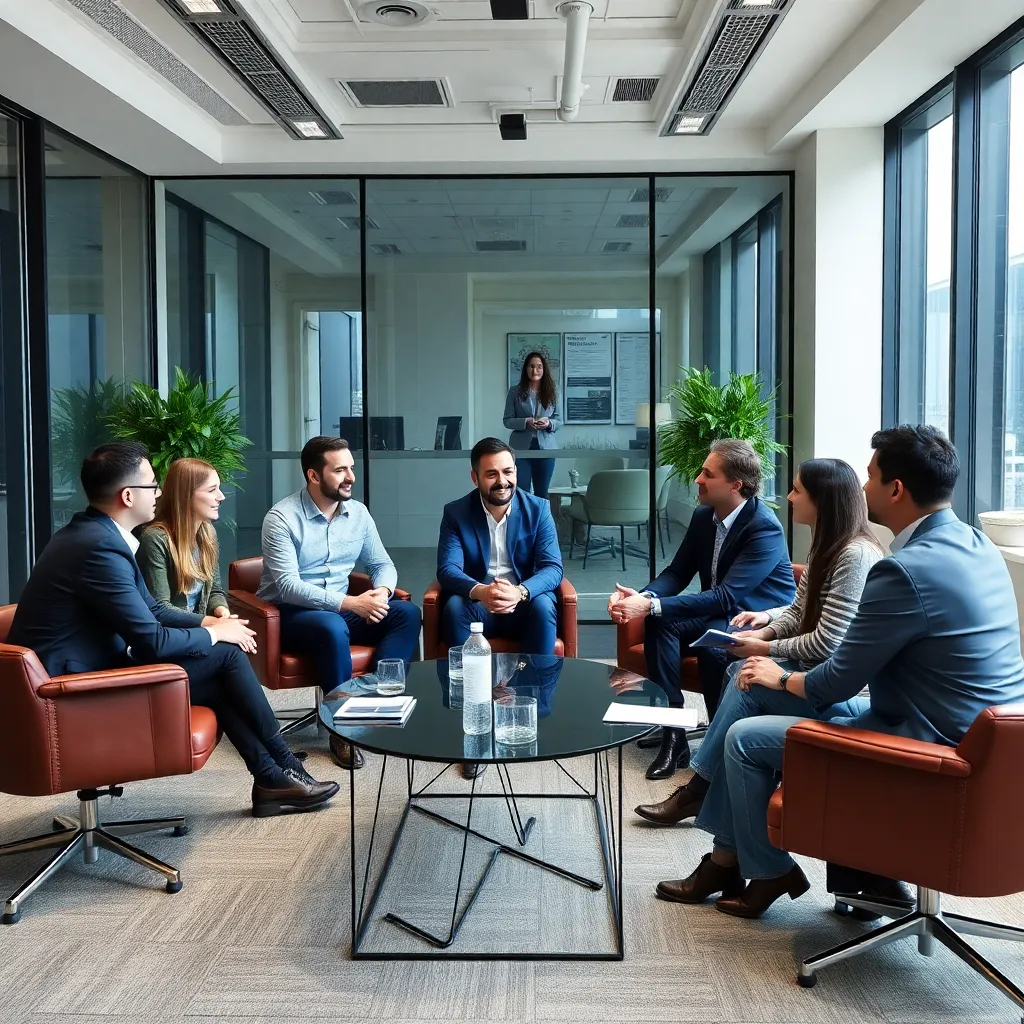 Finansal danışmanlık ekibimiz bir strateji toplantısında